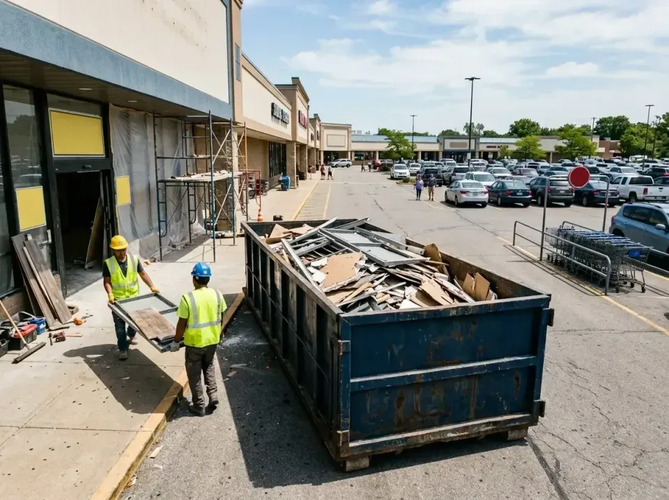 retail-store-renovation-debris-003 — frequently asked questions, Roll-off Dumpster Rentals in Roselawn, IN